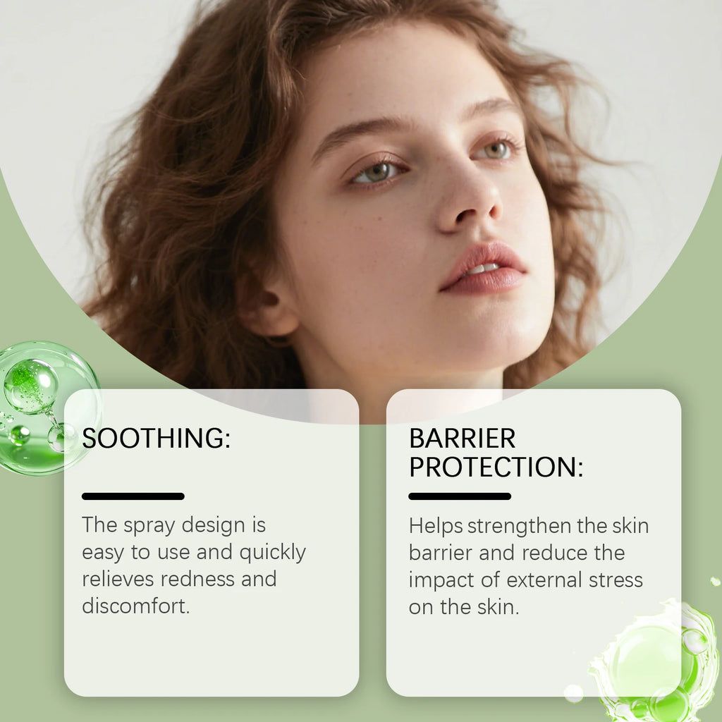 100ml Gel Toner Mist for Face Soothing Hydrating Facial Spray Calm Sensitive Skin Support Barrier with Refreshing Cooling Effect Zpaxo