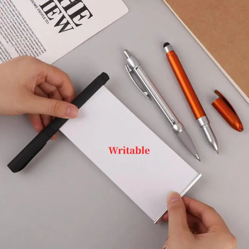 Retractable Hidden Pen with Pull-Out Paper | Portable Note Tool