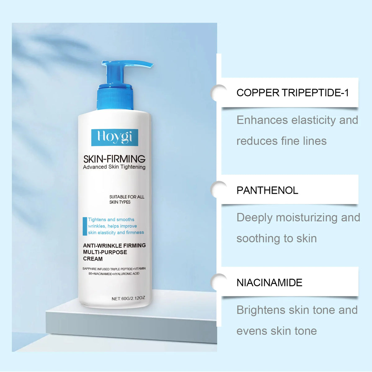 Hoygi Collagen Firming Skin Serum Tightens and Lifts Elasticity-Boosting Formula Lightweight Fast-Absorbing for All Skin Types Zpaxo