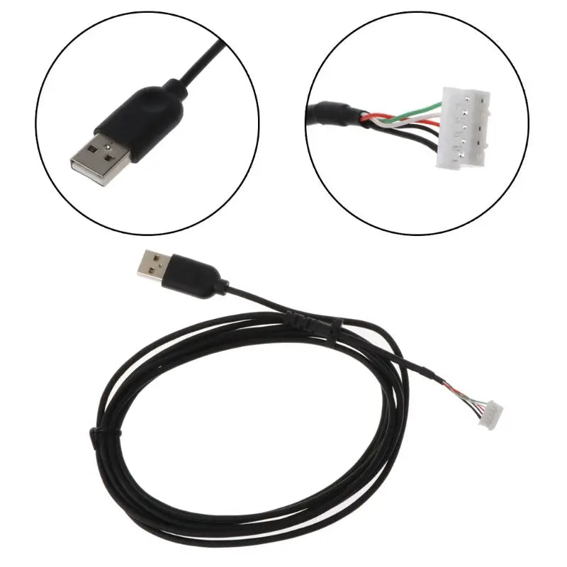 USB Mouse Cable Cord PVC Mice Line Replacement Wire G102 Gaming Part