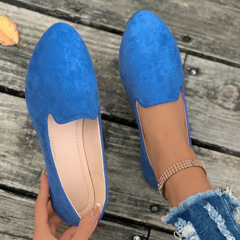 2026 Spring Autumn Shoes Women Comfortable Casual Slip Flats Loafers Zpaxo