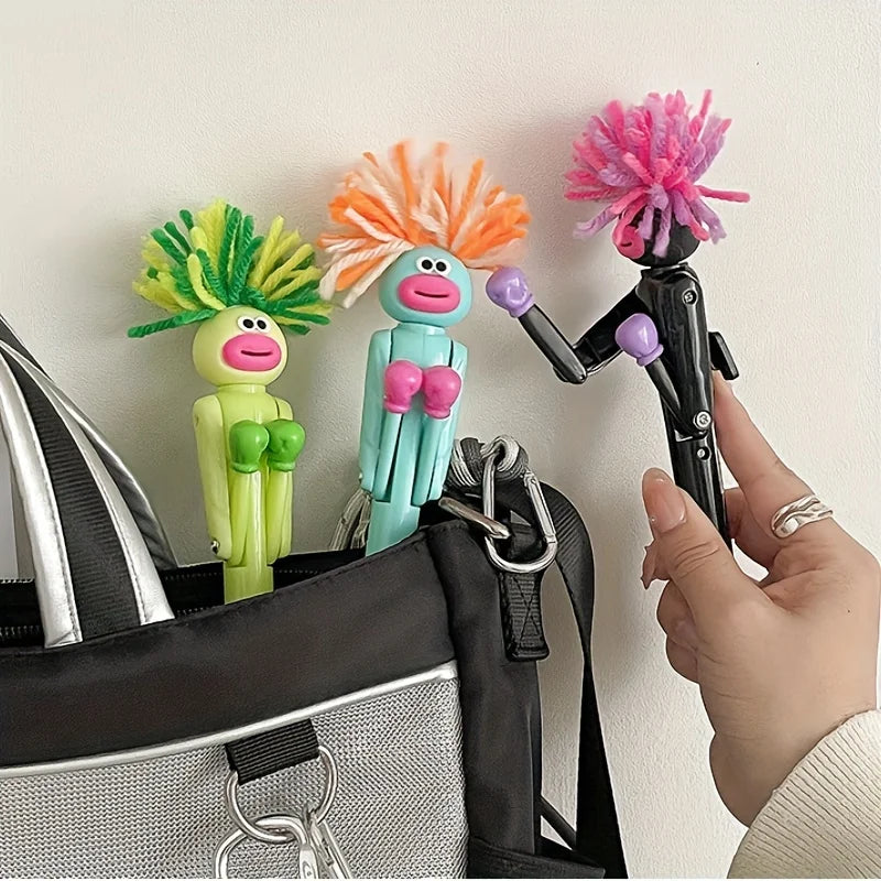 Hair-fried Boxing Pen Creative Decompression Cartoon Ballpoint