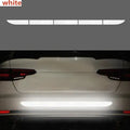 Reflective Car Decal Safety Warning Reflector Tape Car Stickers Anti Collision Warning Reflector Sticker Night Reflective Strip Zpaxo White