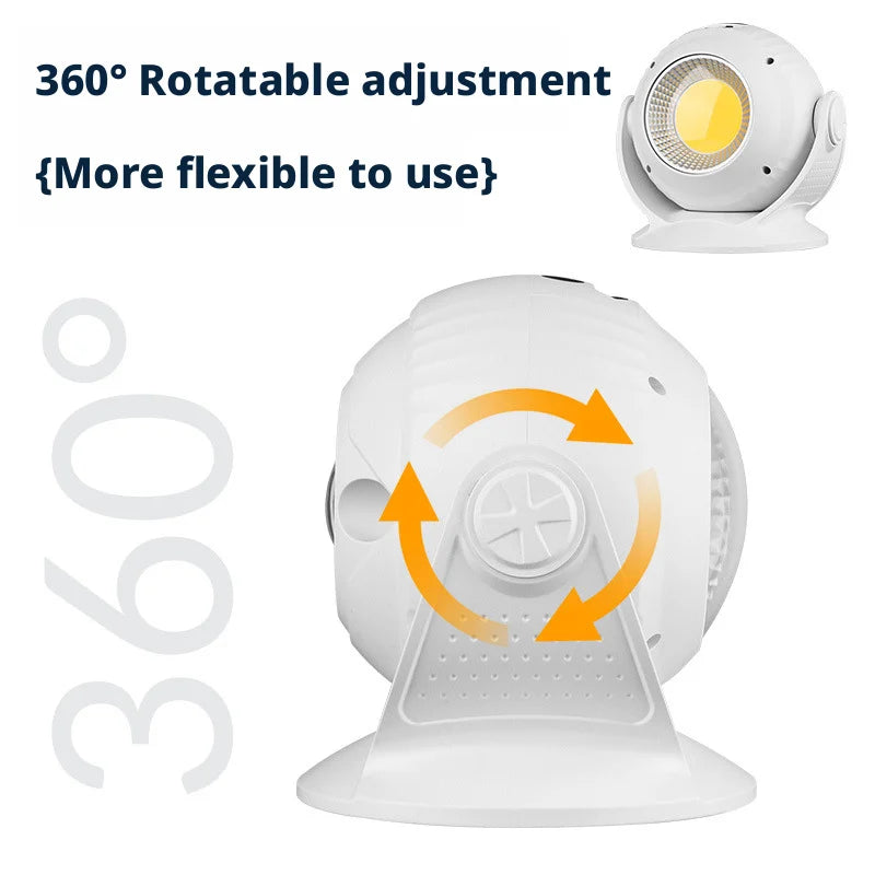 Rechargeable Camping Lantern – Aurora & Starry Sky Projector