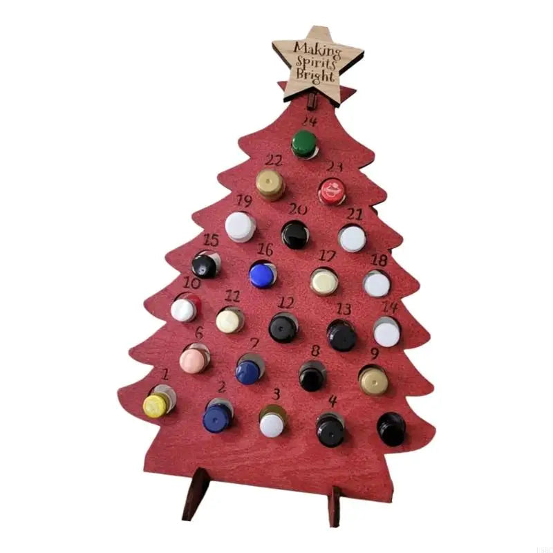 Christmas Count Down Calendar Natural Design Accommodates 24
