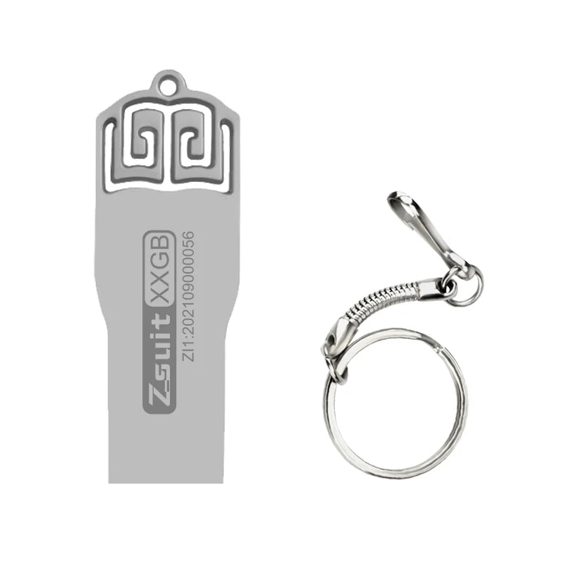 ZSUIT SX Creative USB Fash Drive 4GB 8GB 16GB Pen Drive 64GB Metal Memory Stick Pendrive128GB Custom Logo Gift 10Pcs U Disk Zpaxo 8 GB Silver