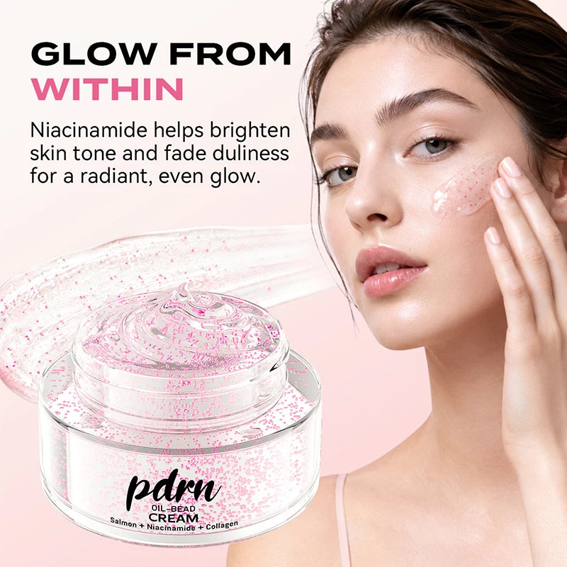 PDRN Salmon Oil Bead Moisturizer Cream 50g – Hydrating Face Cream Face Moisturizer Cream Zpaxo