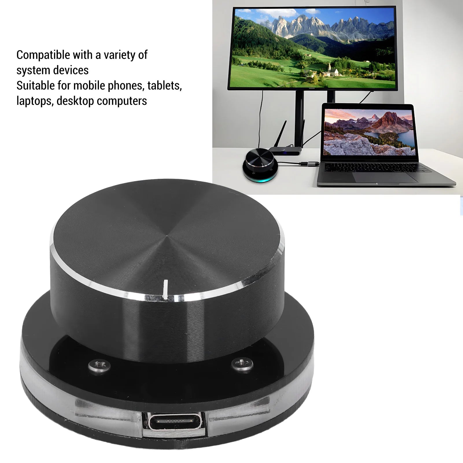 USB Volume Control Multimedia Controller Knob Professional Versatile