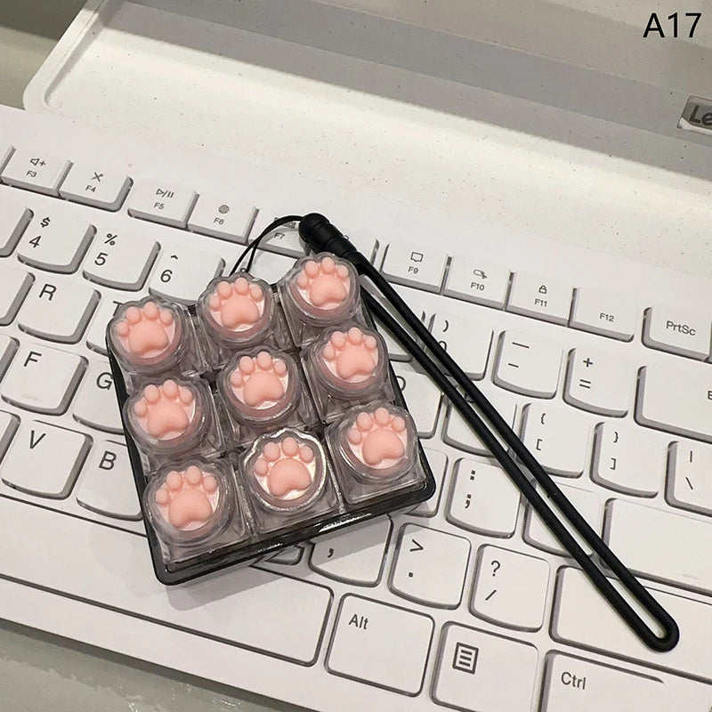 Funny Fidget Decompression 9 Keyboard Key Toy Adults Antistress Toys Zpaxo A17