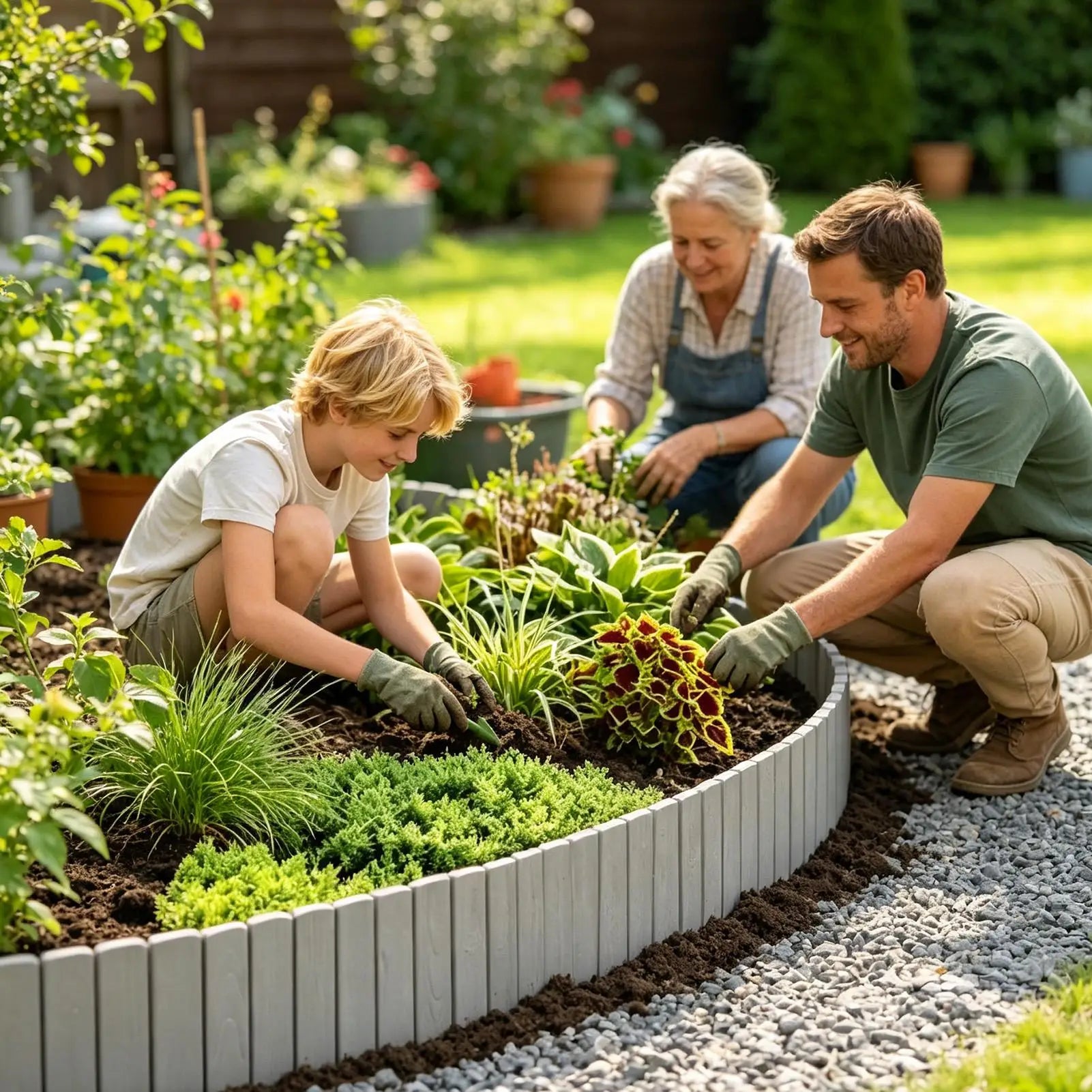 Garden Edging Fence 10 Short Decorative Fencing Landscape Border