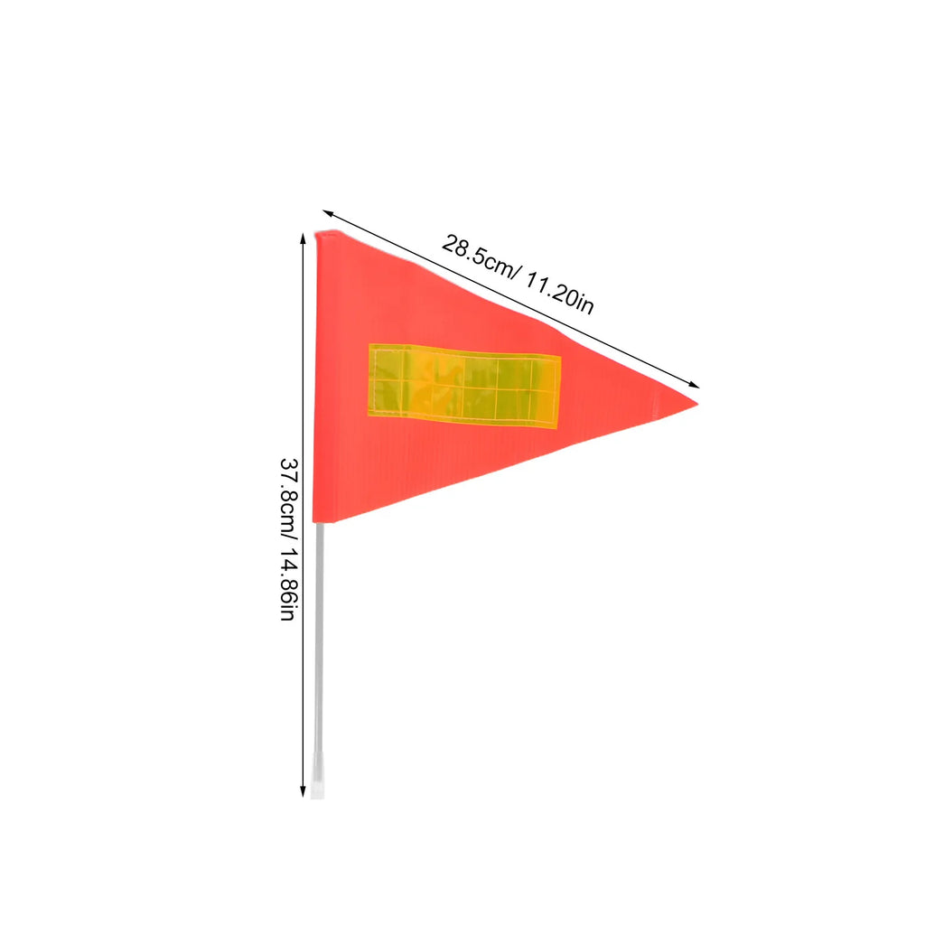 Bicycle Safety Reflective Flag Enhanced Visibility Night Cycling