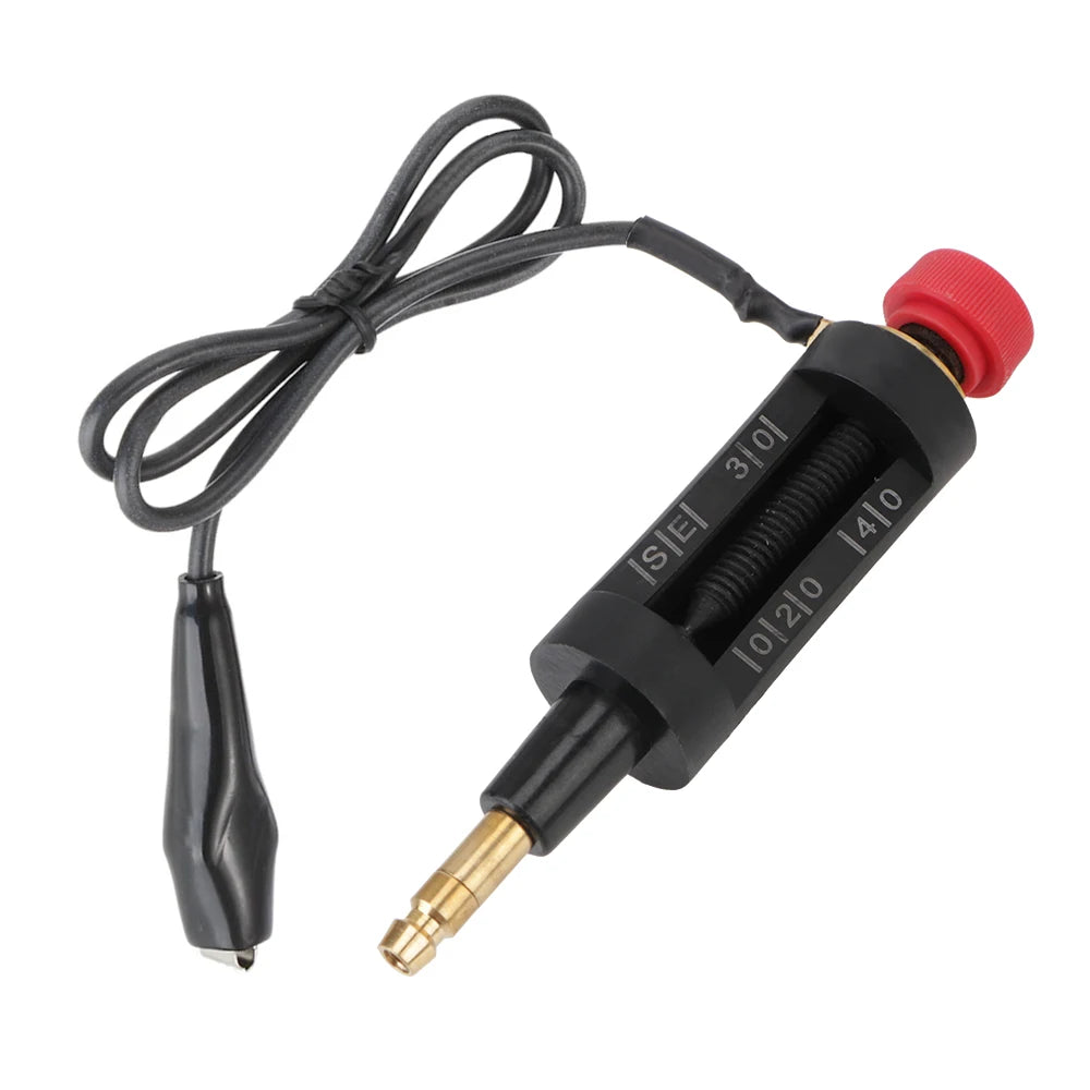 In Line Car Circuit Diagnostic Coil Engine Ignition System Spark Plug Tester Autos Adjustable Ignition Coil Tester Zpaxo black