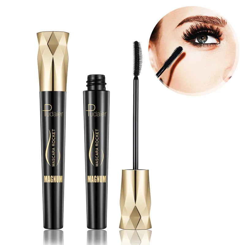 4D Eye Black Mascara Waterproof Long-lasting Lengthens Volume Lashes