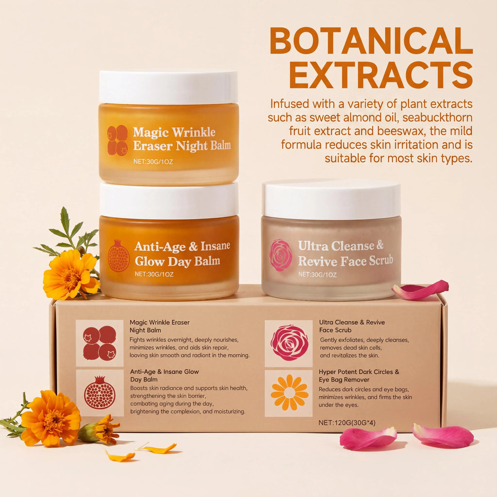 Day & Night Skincare Set – Moisturizing, Brightening & Eye Cream Skincare Set Zpaxo