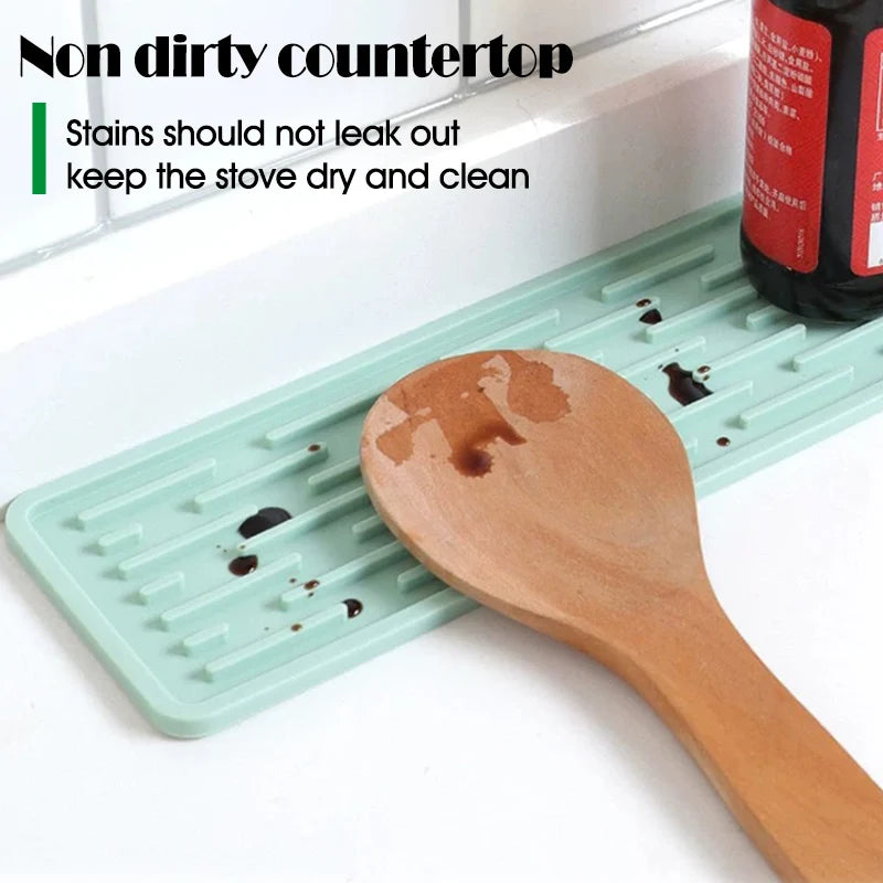 Durable Stylish Silicone Bar Mat Spills Coffee Glass Drying Perfect