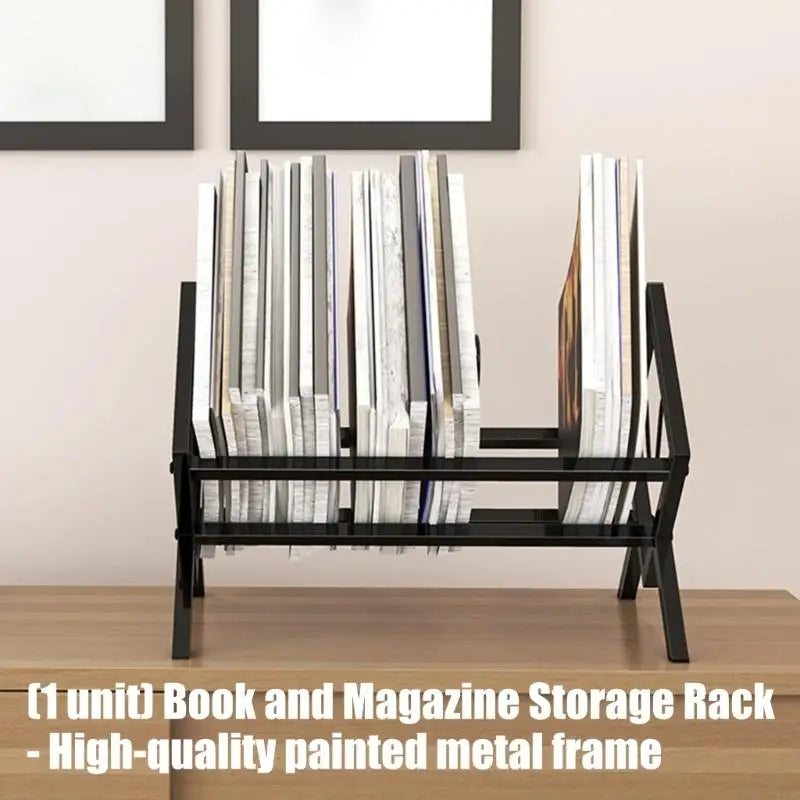 No Tools Required Book Display Stand Steel Structure Spaces
