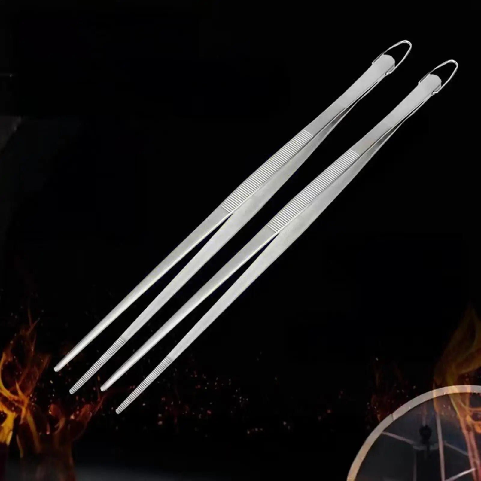 Stainless Steel Kitchen Tongs – Non-Slip BBQ & Cooking Tongs Cooking Tongs Zpaxo