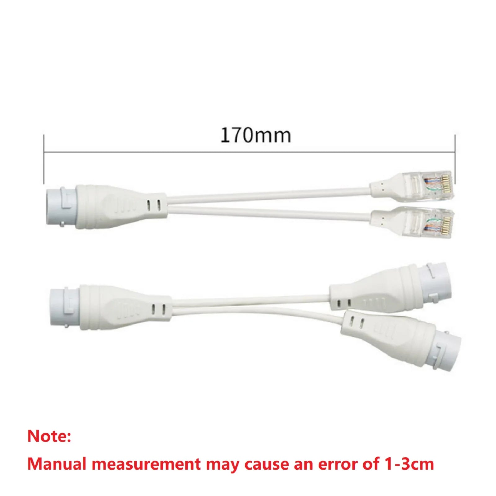 1 2 Adapter Network Splitter Poe Switch Connector Rj45 Outdoor