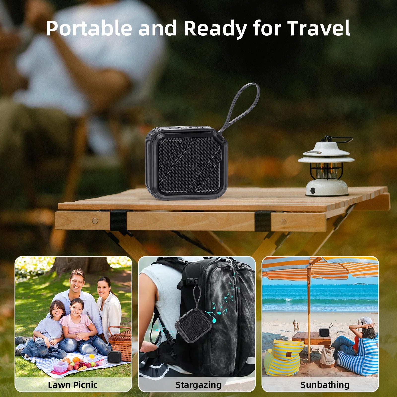 Portable Bluetooth Speaker 5 0 Music Box TF Cards USB Playback Party