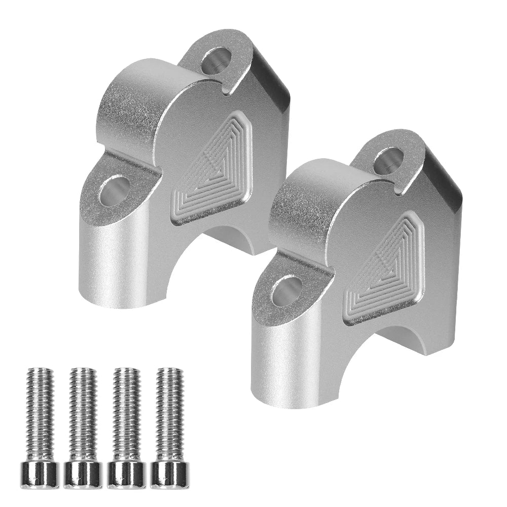 Motorcycle Accessories CNC Handlebar Riser Lift Lifter For BMW GS 1200 1250 R1200GS R1250GS Adventure R1250RS S1000XR R1200R Zpaxo Silver