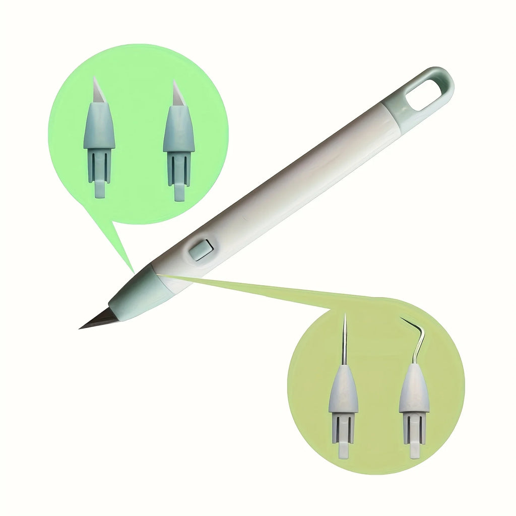 Precision Carving Hobby Knife Pen with Weeder Removal Tool Set Zpaxo