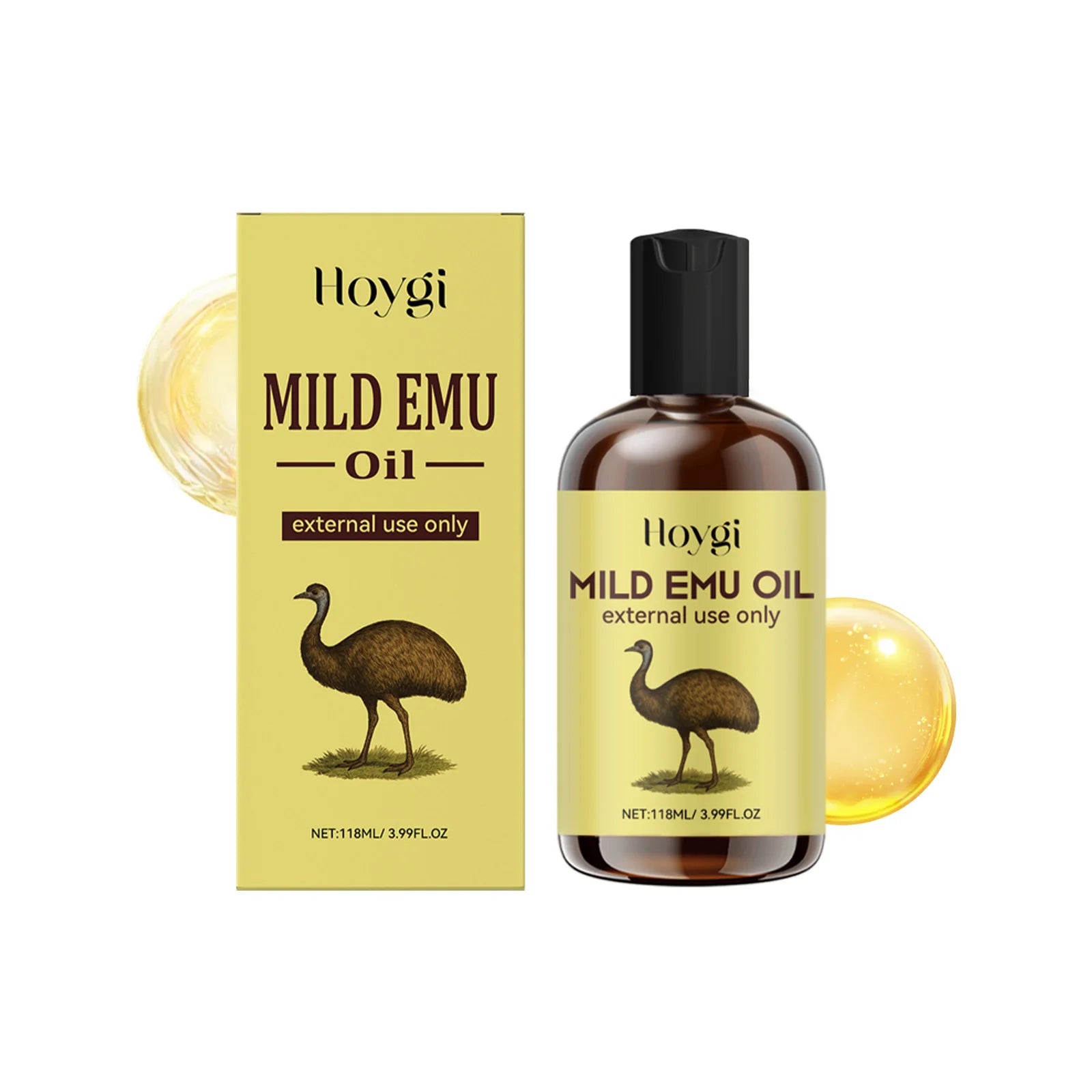 Moisturizing Anti-wrinkle Emu Oil Anti-aging Smoothing Fine Lines Intense Moisturizing For Skin And Hair Anti-dryness Firming Zpaxo 118g boxed