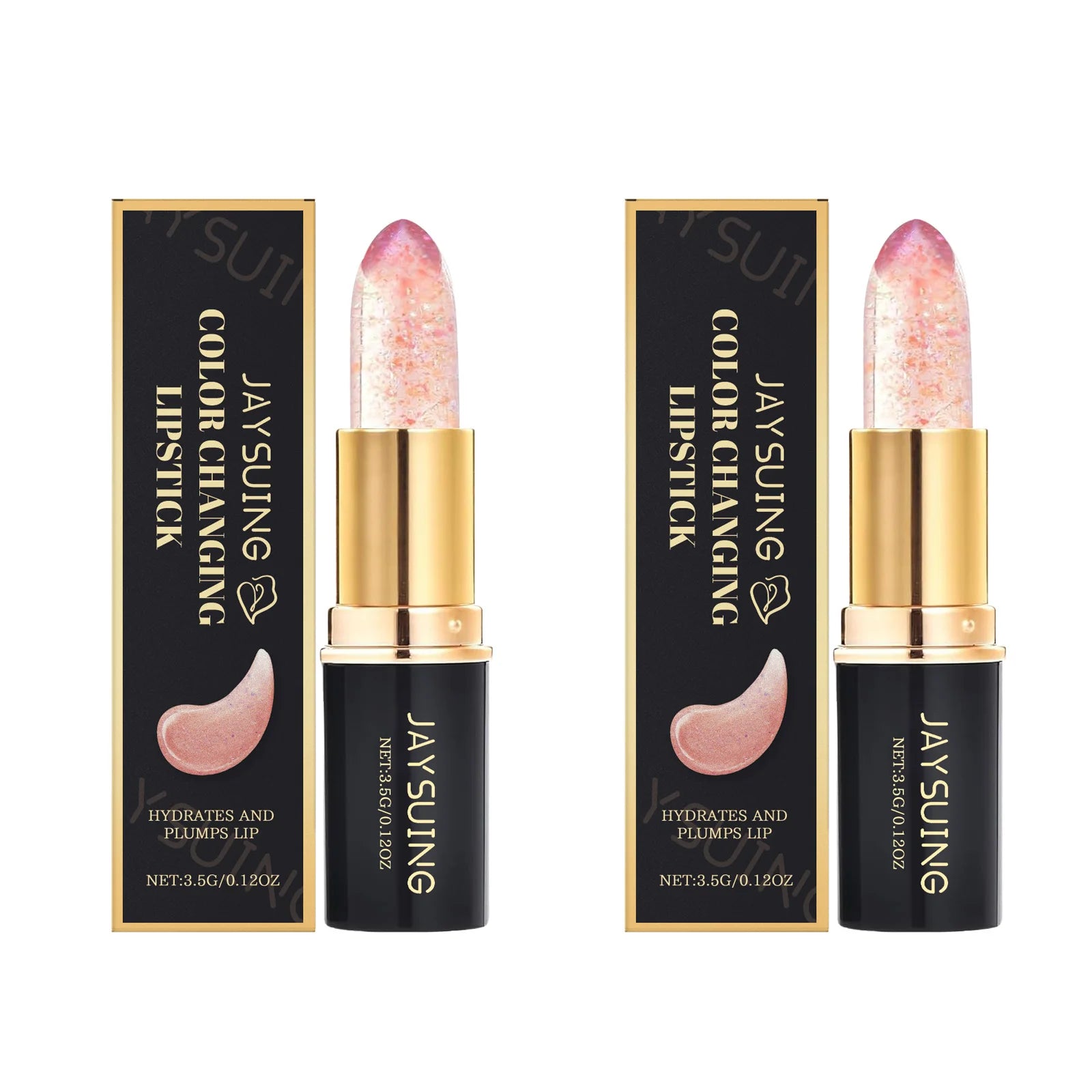 Color Changing Lip Balm Moisturizing Non-Greasy Nourishing Lipstick Hydrating Fade Lip Line Lightweight Long Lasting Non Fading Zpaxo 2Pcs