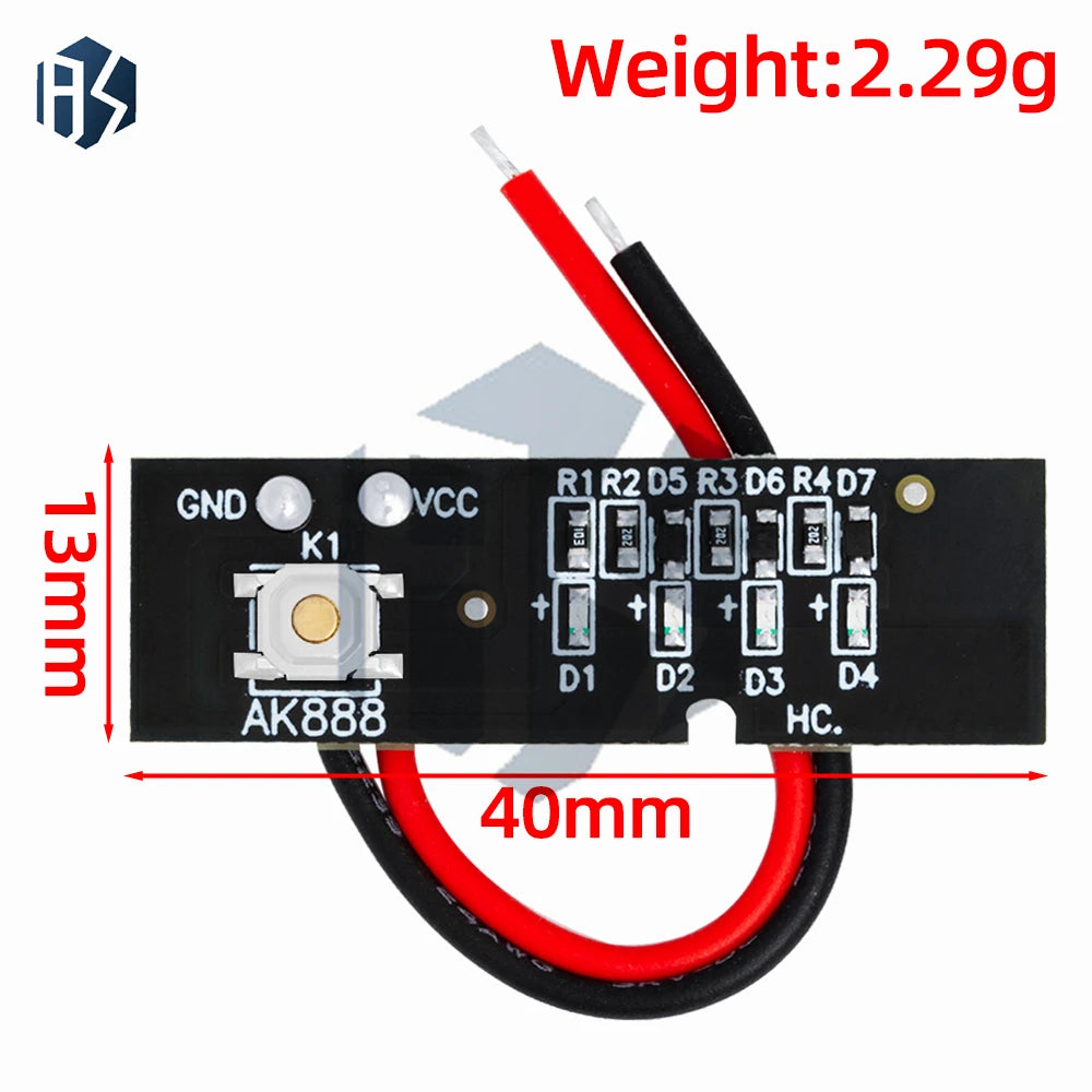 3S 4S 5S Lithium Battery Capacity Indicator 1- 12V-21V Display Zpaxo