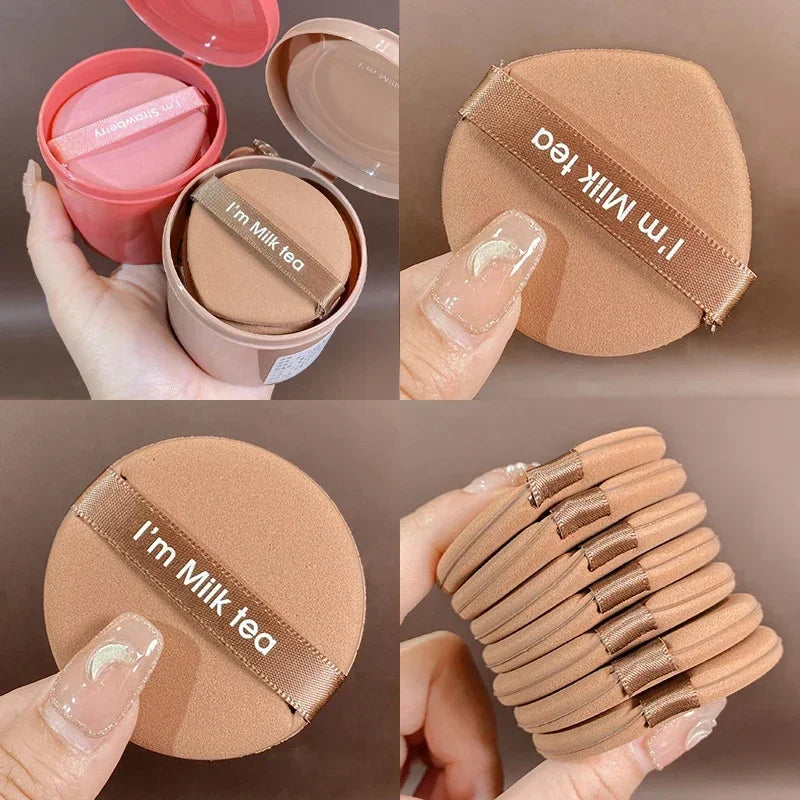 Velvet Air Cushion Puff Wet Dry Reusable Sponge Liquid Foundation