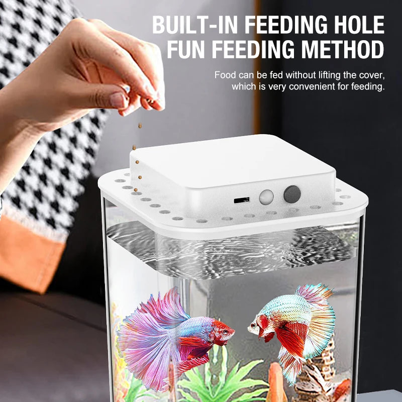 Desktop Fish Tank Lazy Fighting Self Circulating Ecological Living