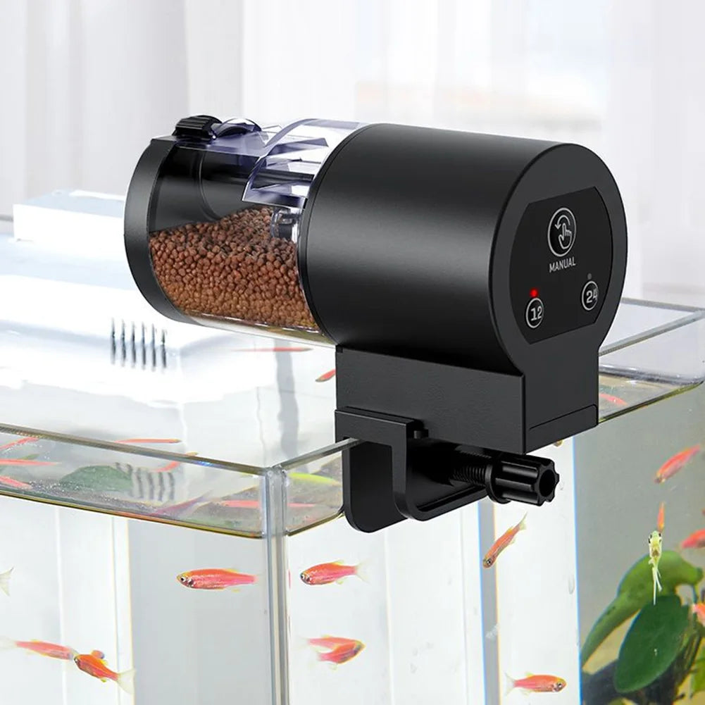 Automatic Intelligent Control Fish Feeder Large Capacity Aquarium