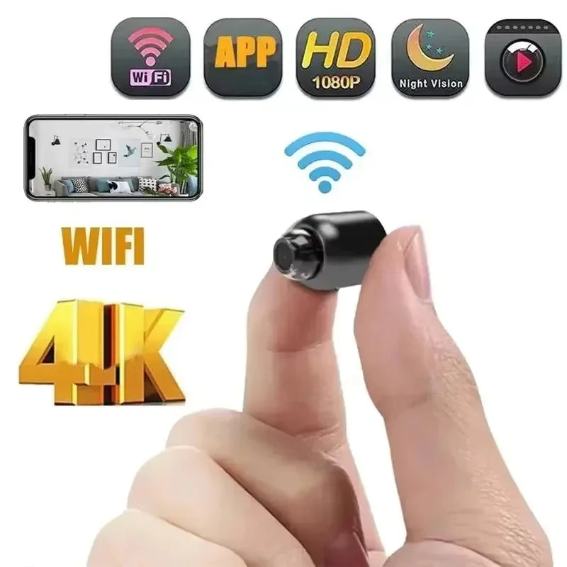 Mini Camera 1080P Clear Night Vision Lightweight Portable Premium Cams Motion Detection Wireless Surveillance Protection Camera Zpaxo