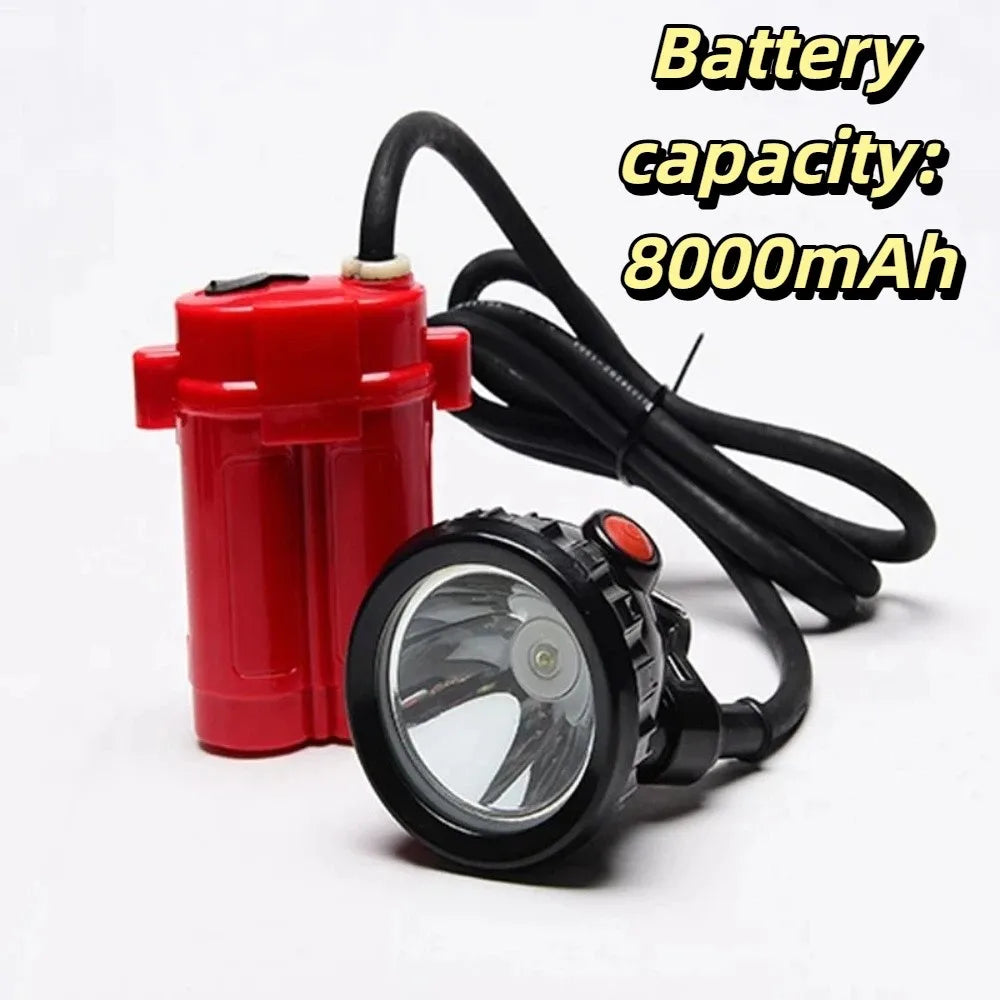 Explosion-proof Structure LED Mining Lamp Rechargeable Lithium Zpaxo 8000mAh