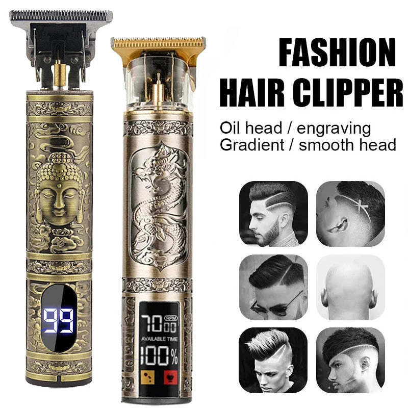 XMSJ T9 USB Rechargeable Men's Hair Clipper & Beard Trimmer Hair Clipper Trimmer Zpaxo
