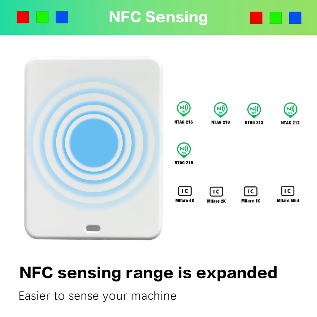 Rechargeable Smart Button Simulator for Amiibo NFC Emulator Universal Writer For Switch2/Switch WiiU 3DS game accessories. Zpaxo