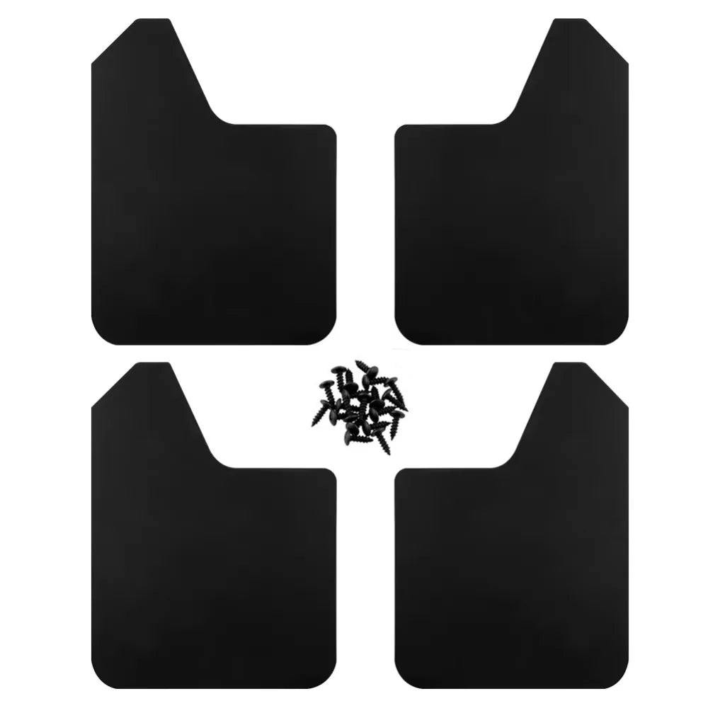 Classic Universal Car Fender High-quality Convenient Wheel Mud Flaps Zpaxo Black