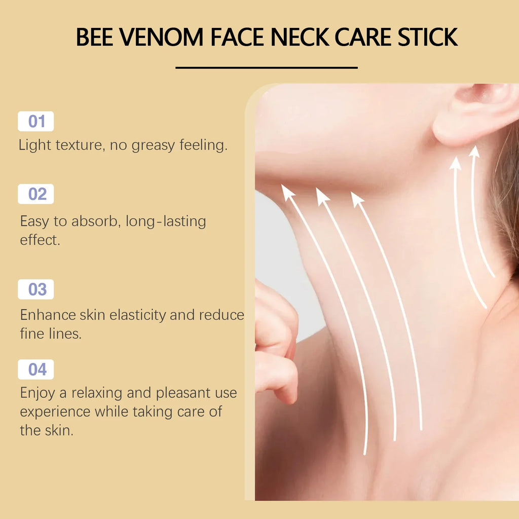 Hoygi Bee Venom Firming Serum Stick Anti Wrinkle Cream Lifts Tightens the Skin Solving Wrinkles Fine Lines Natural Serum Zpaxo