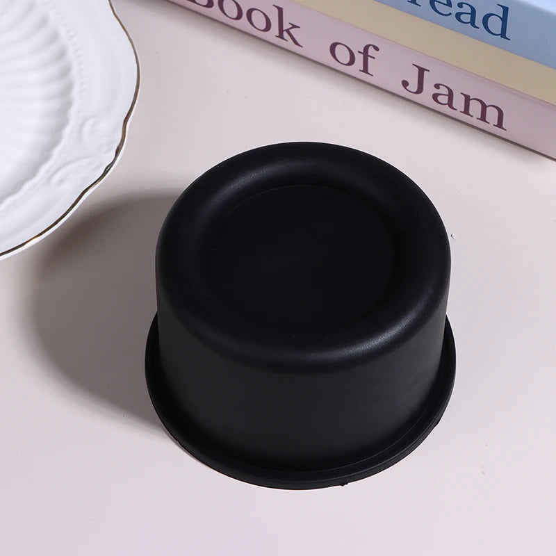 Round Rotating Heart Flower Basket Coil Texture Design French Mousse Zpaxo 1 Black