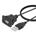 USB 3 0 Panel Embedded Car Bracket Extension Cable Suitable Truck