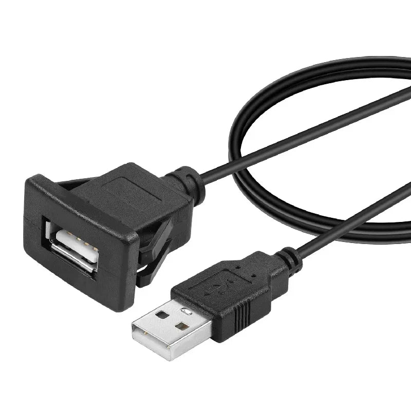 USB 3 0 Panel Embedded Car Bracket Extension Cable Suitable Truck