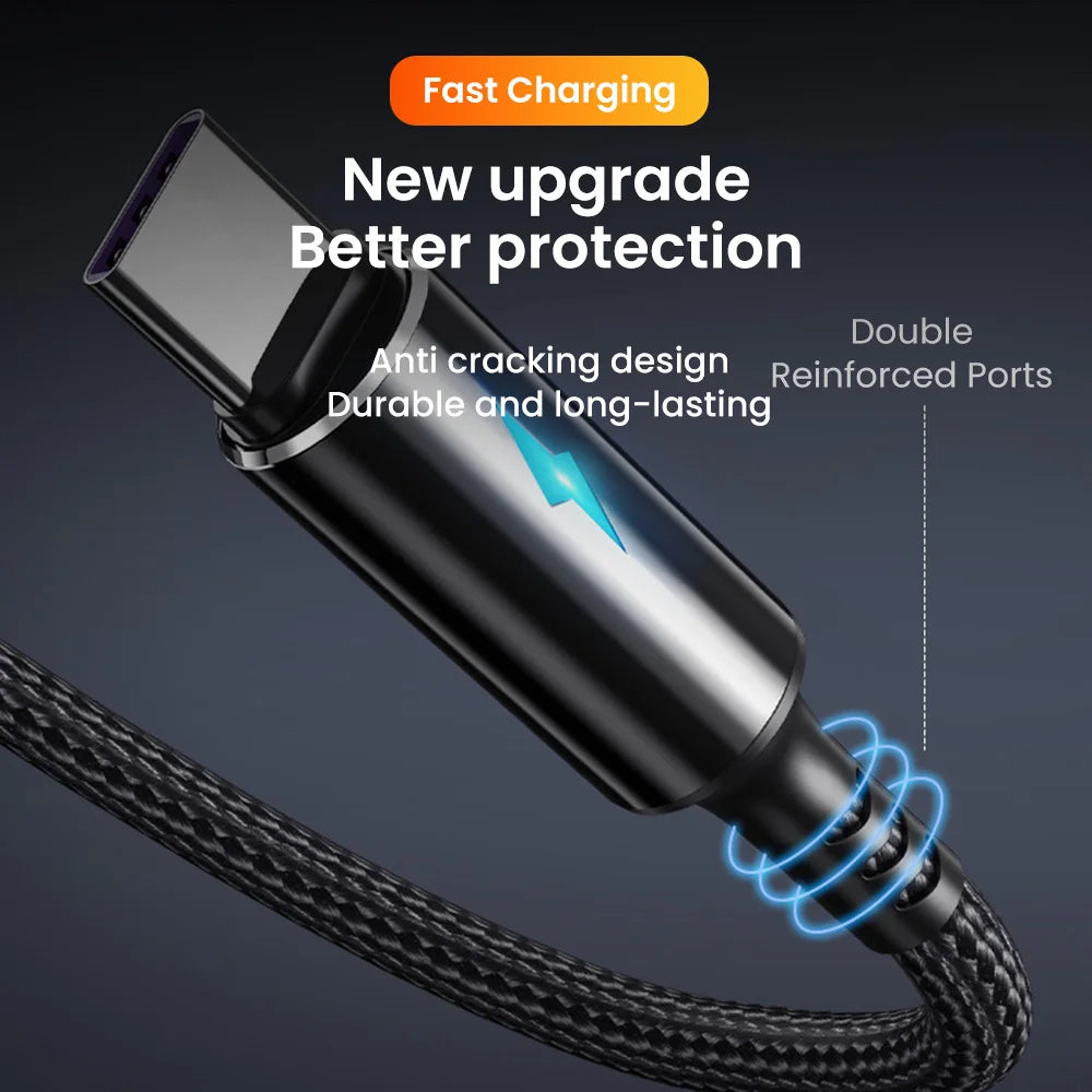 0.25m Short Cable Micro USB Cable Type C Data Cord Fast Charging Portable Wire For Power Bank iPhone 15 Samsung Android Phone Zpaxo