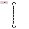 Sturdy Hanger Organizer Plastic Space Saving Smart Magic Clothes Dorm