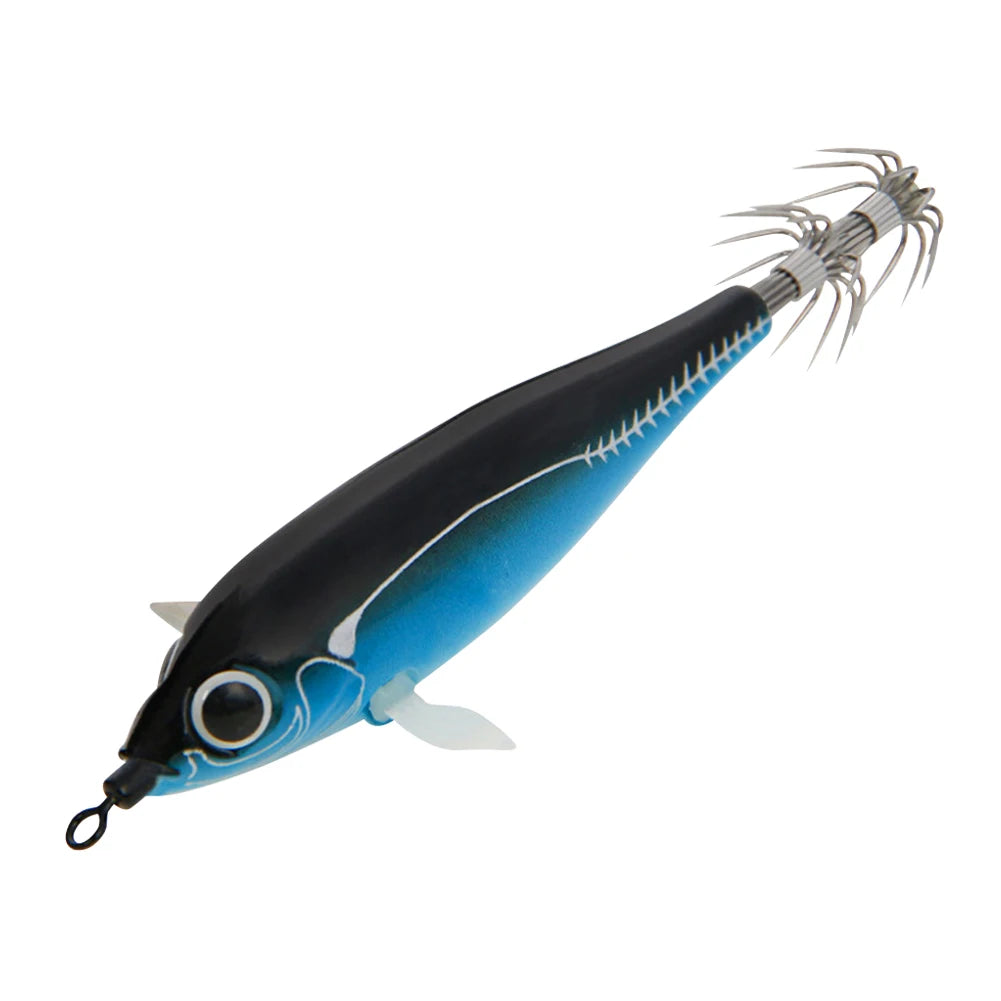 Lifelike Squid Hook Double Glowing Octopus Bait Fishing Tackles Glow