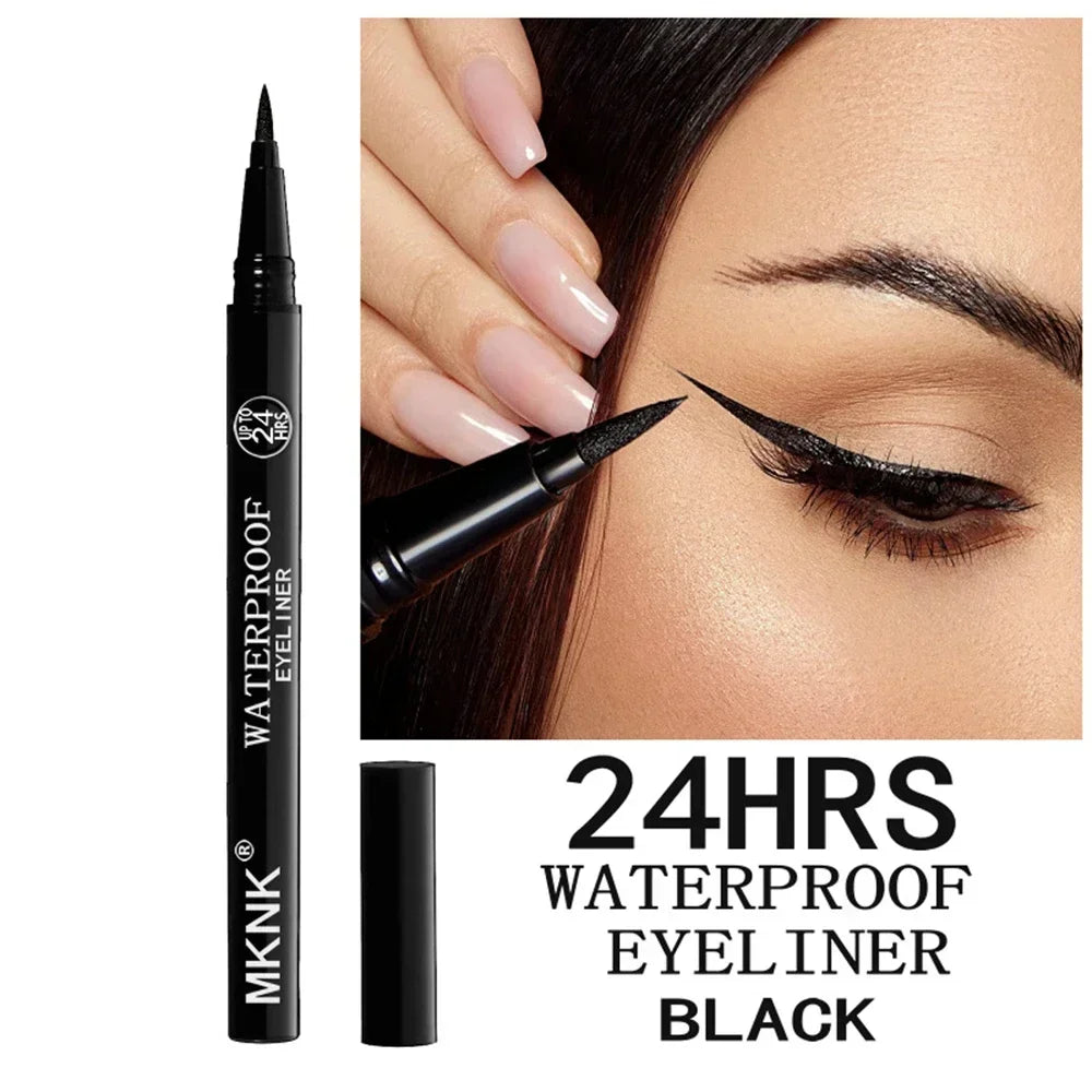 3Pcs Waterproof & Sweat-Proof Black Eyeliner Pencil Combined Lasting Smudge-Proof Bold Eye Makeup Easy Glide Formula for Perfe Zpaxo 1Pc Liquid Eeyliner 1g