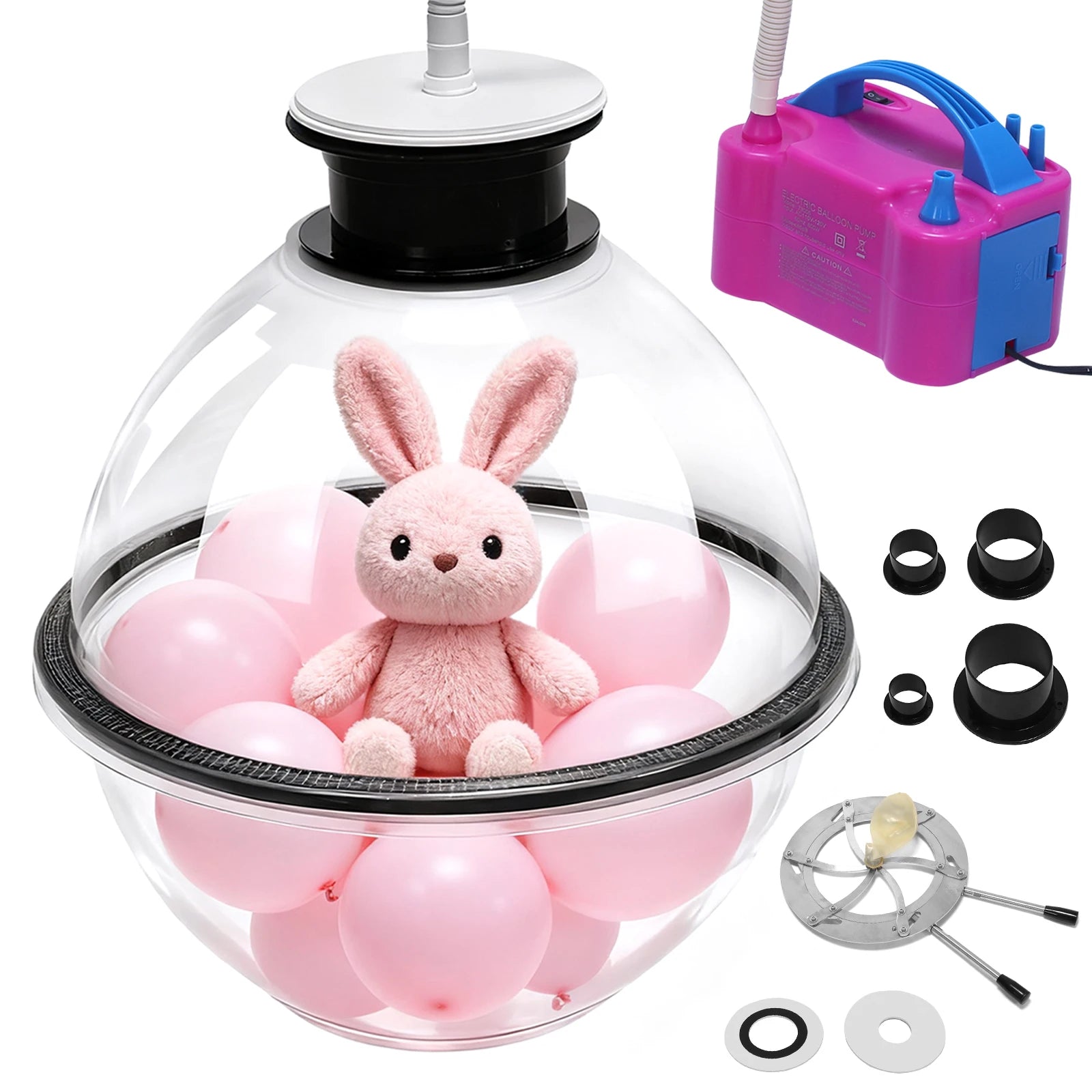 110V US Balloon Stuffing Machine Air Pump Expander Packing DIY