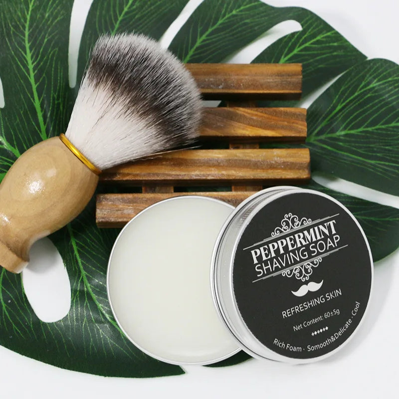 Handmade Men's Shaving Soap Bar – Organic Foam & Moisturising Shaving Soap Bar Zpaxo