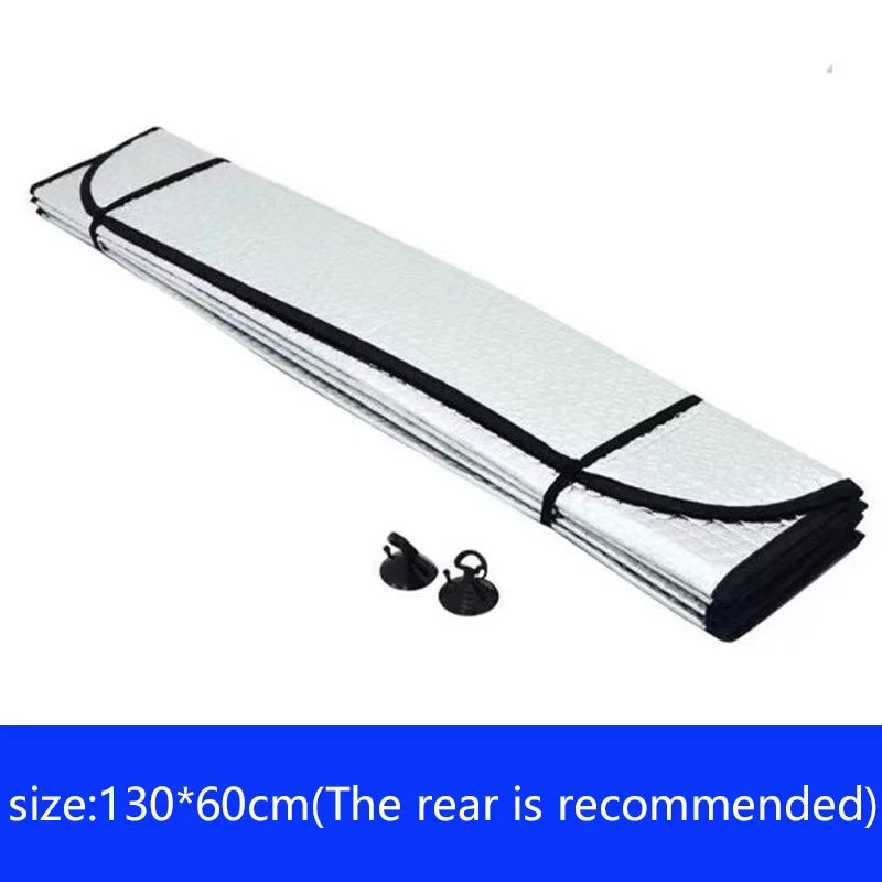 Car Sunshade Front Shield Sun Protection Heat Insulation Car Shield Windshield Plate Cover Front Rear Sun Shade UV Portection Zpaxo 130x60cm