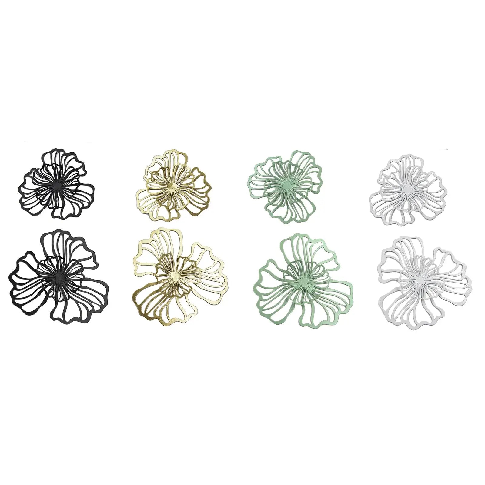 Metal Flower Wall Art Decor – Iron Floral Wall Hanging Metal Wall Art Zpaxo