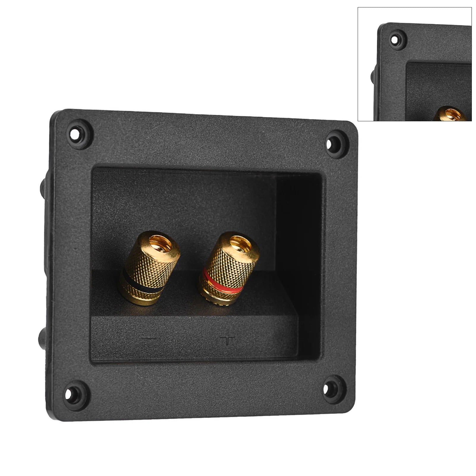 Terminal Box Acoustic Components Hifi Speaker 2 Copper Binding Post