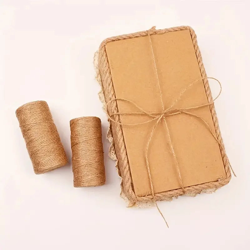 2mm*100m fine twine tag line Fine rope clothing rope hand-made vintage woven twine Zpaxo